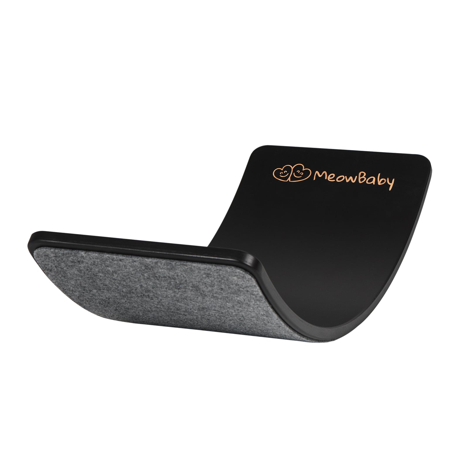 Meow, Balansbräda med filt, svart
