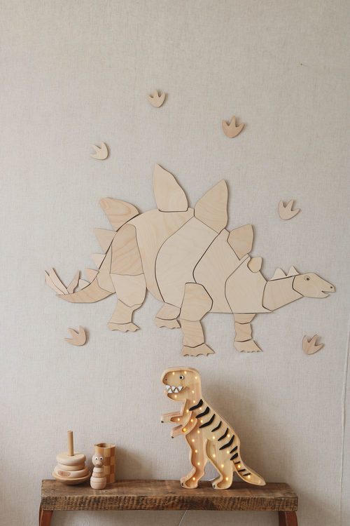 Väggdekoration Stegosaurus - Bild 5