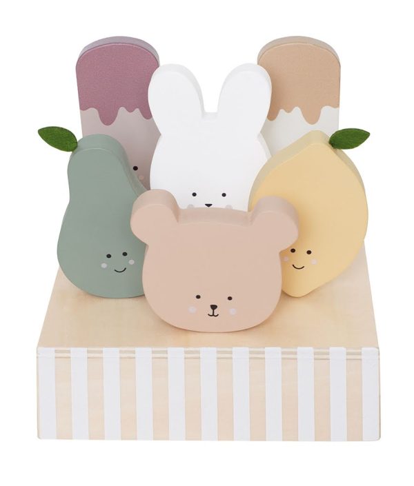 Jabadabado, glasslåda frukt