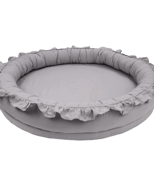 Cotton & Sweets shark junior nest i 100% linne