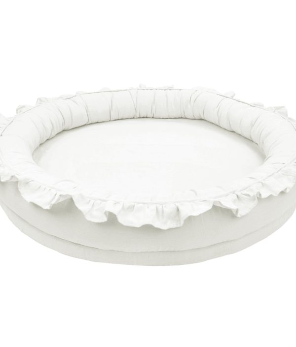 Cotton & Sweets vit junior nest i 100% linne