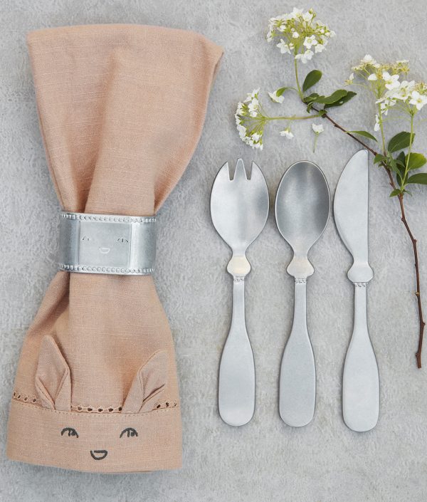 Elodie Details, tygservetter 2-pack, Powder Pink