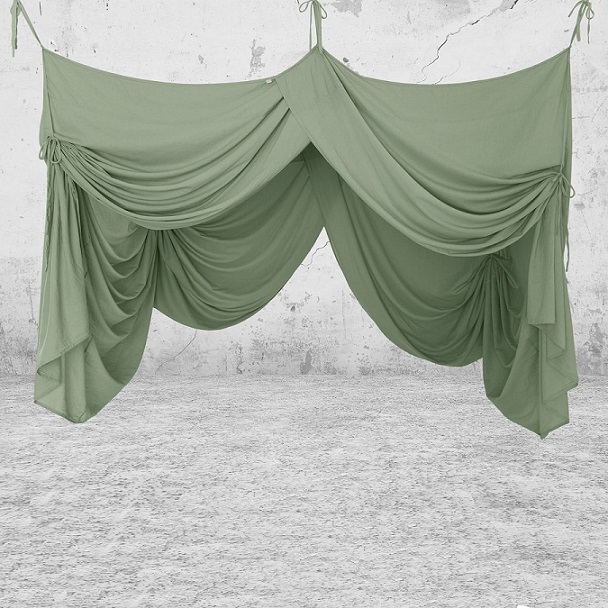 Numero 74, Bed drape sänghimmel, Sage green - Bild 9