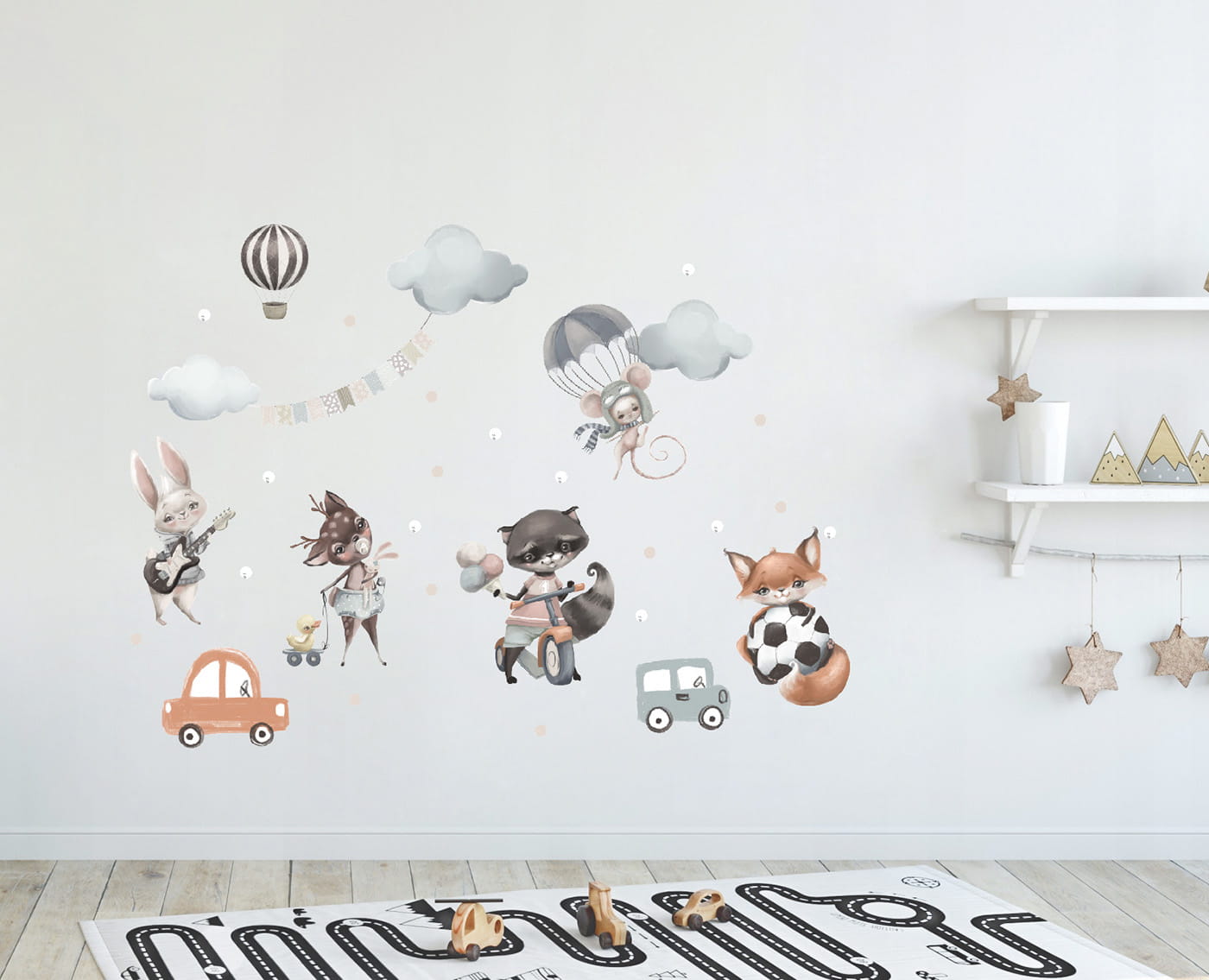 Väggklistermärke Flying friends - Bild 2