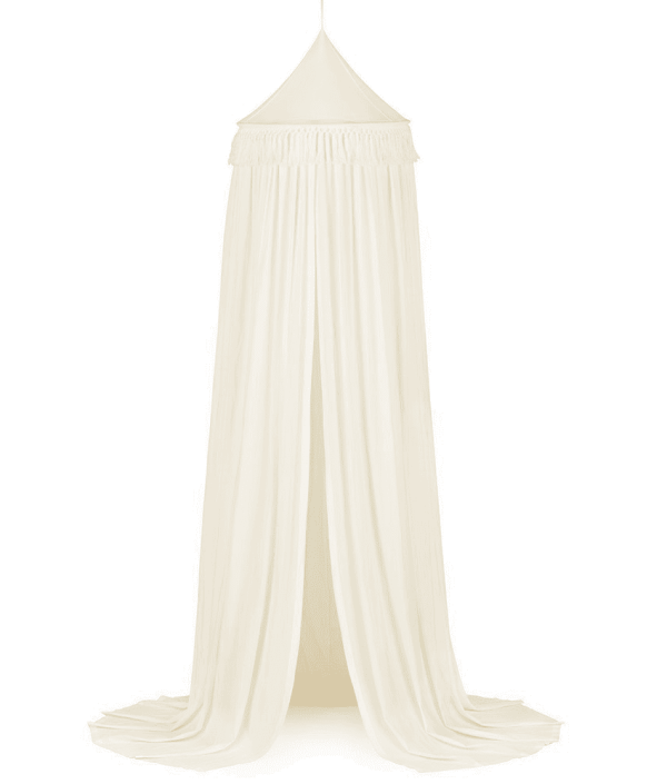 Boho vanilj sänghimmel i bomull till barnrummet, Cotton & Sweets