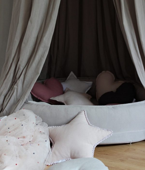 Stor natur beige sänghimmel maxi 70 cm, Cotton & Sweets