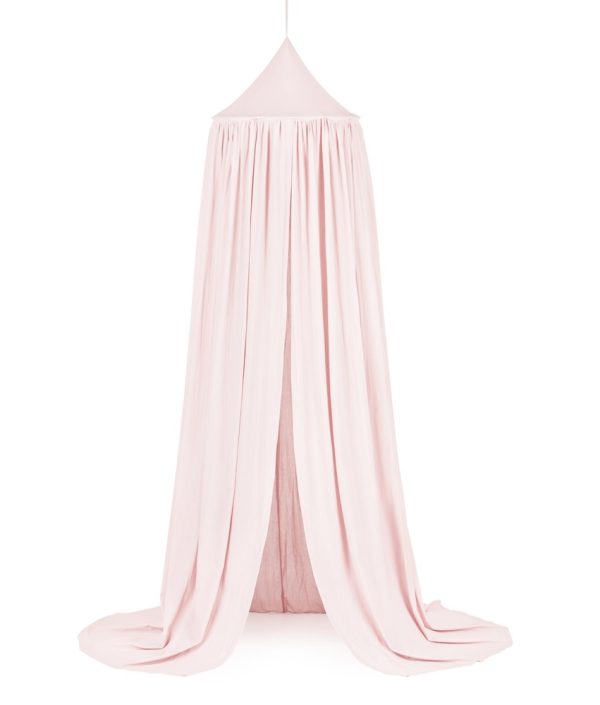 Puderrosa sänghimmel i bomull till barnrummet, Cotton & Sweets