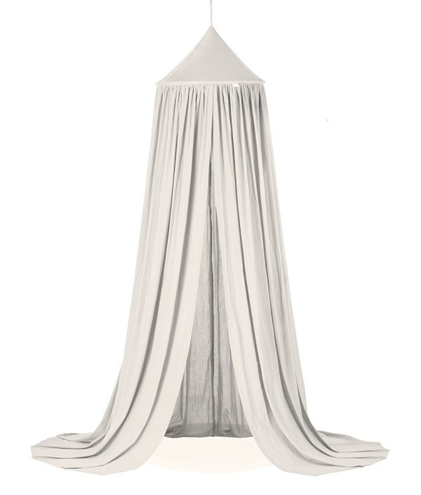 Ljusgrå sänghimmel i bomull till barnrummet, Cotton & Sweets