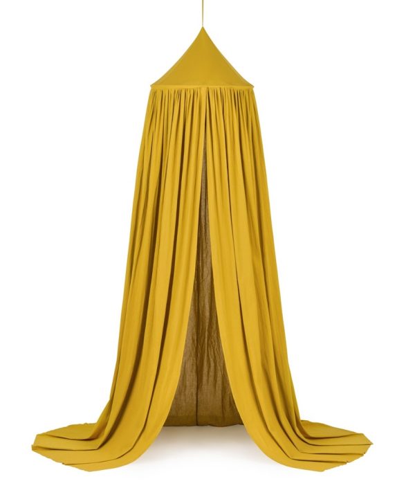 Mustard sänghimmel i bomull till barnrummet, Cotton & Sweets