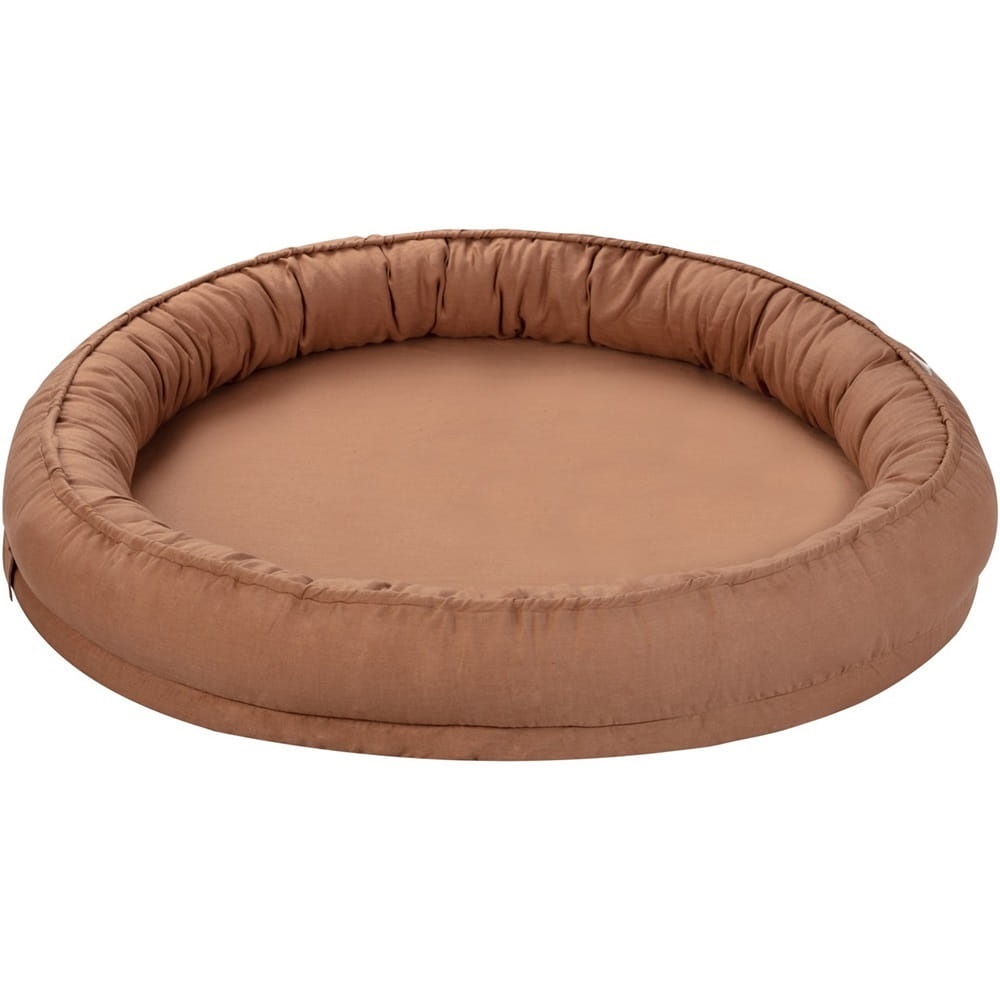Cotton & Sweets chocolate junior nest i 100% linne, classic