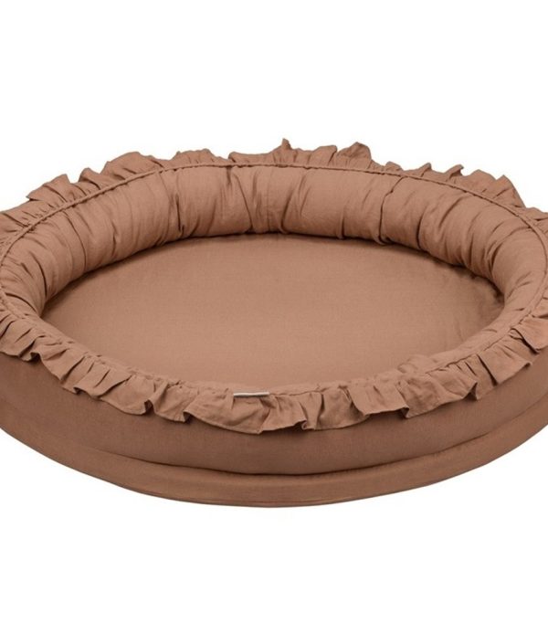 Cotton&Sweets chocolate junior nest i 100% linne