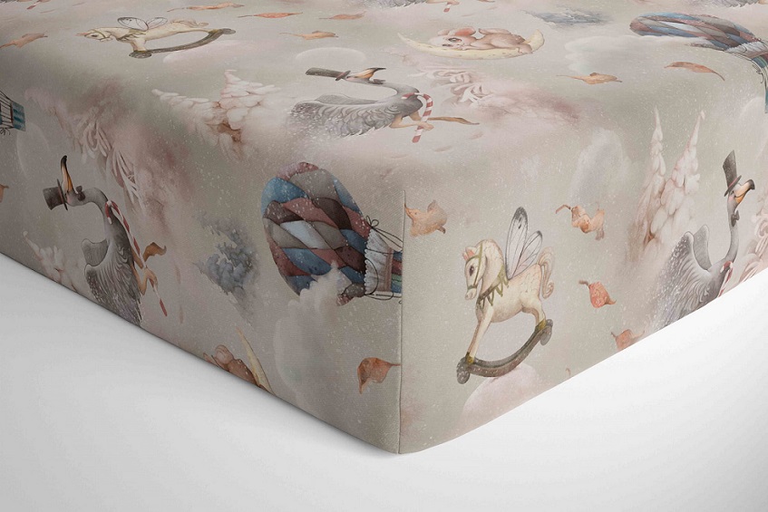 Dra-på-lakan till juniorsäng, Wonderland