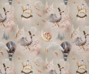 Dra-på-lakan till juniorsäng, Wonderland - Bild 2