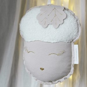 Cotton & Sweets, sängmobil väggdekoration puderrosa ekollon