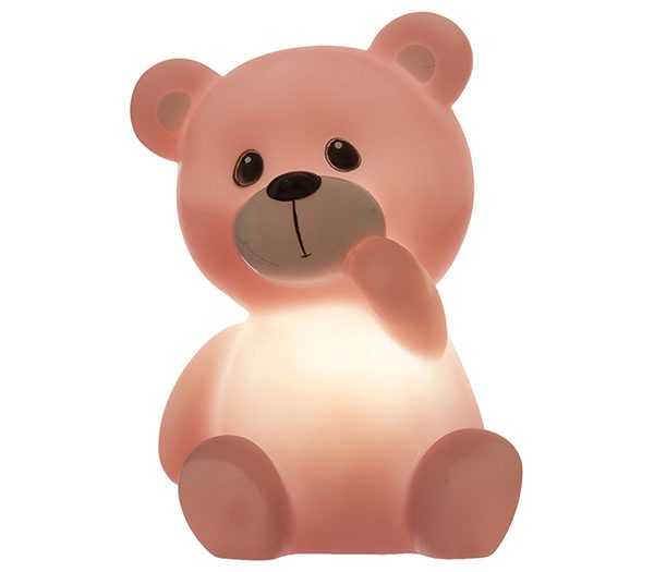 Nattlampa teddy, rosa