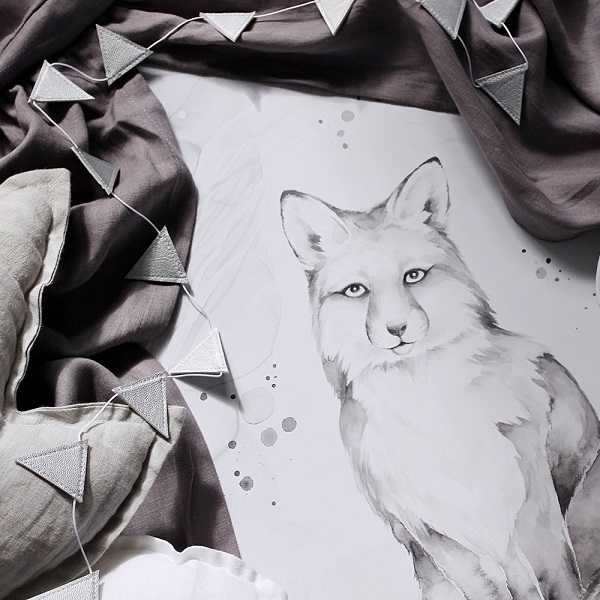 Cotton & Sweets, poster lovely fox