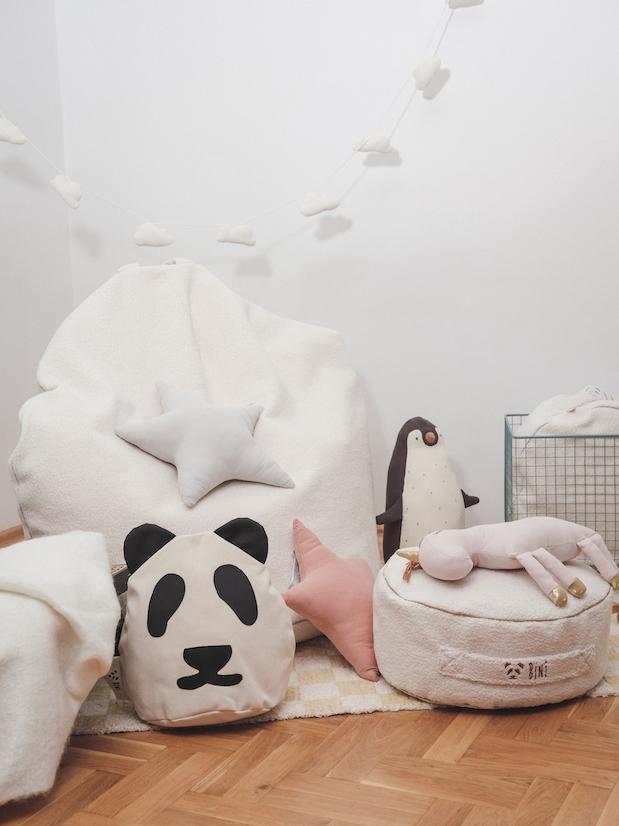 Bini saccosäck soft, Cinnamon - Bild 5