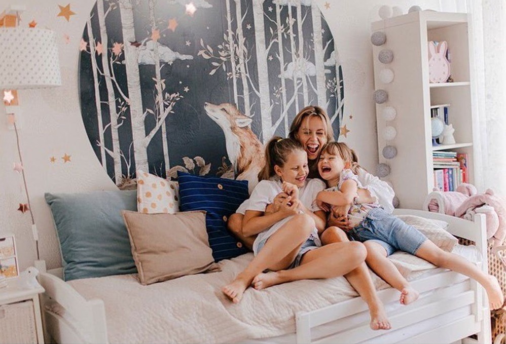 Dekornik, Fox in a circle, väggklistermärken till barnrum - Bild 5