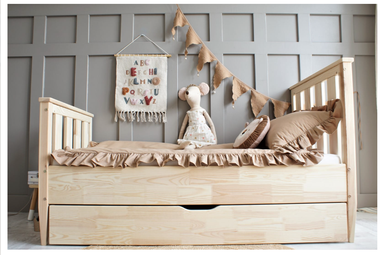 Barnsäng Ginevra med förvaringslåda (olika storlekar) - Bild 3