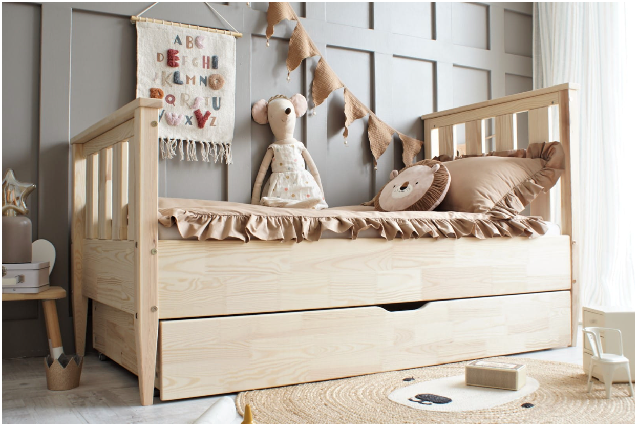 Barnsäng Ginevra med förvaringslåda (olika storlekar) - Bild 4