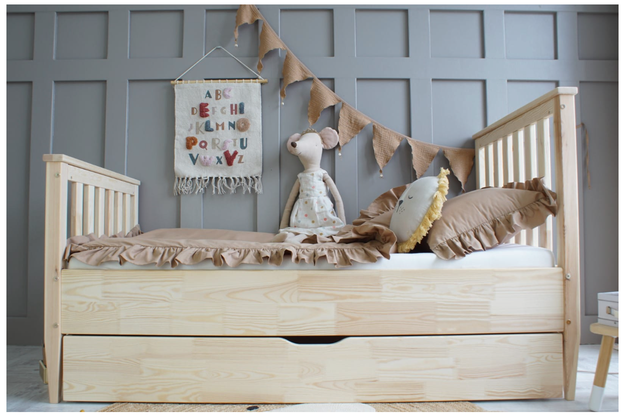 Barnsäng Aurora med förvaringslåda (olika storlekar) - Bild 5