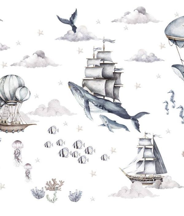 Väggklistermärke Under the sea