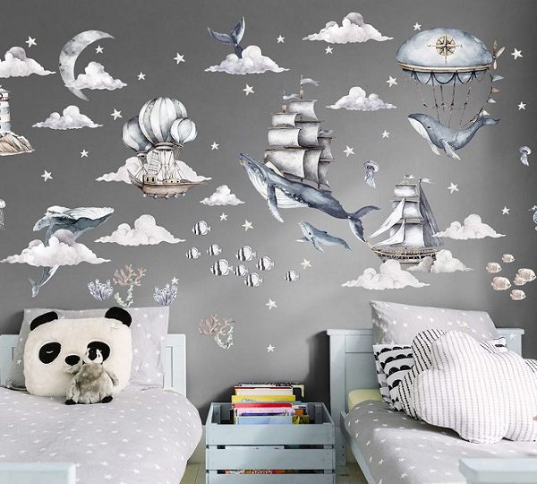 Väggklistermärke Under the sea