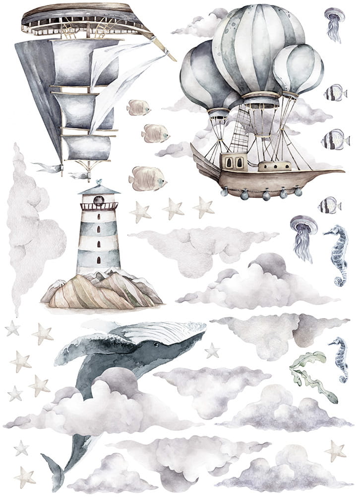 Väggklistermärke Under the sea - Bild 5