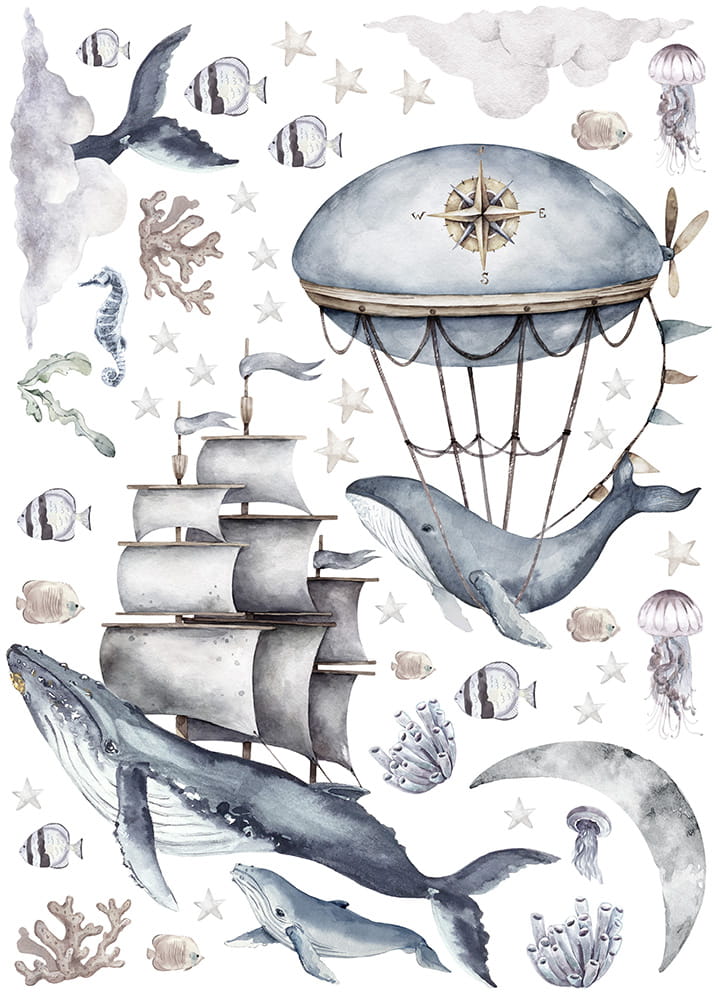 Väggklistermärke Under the sea - Bild 6