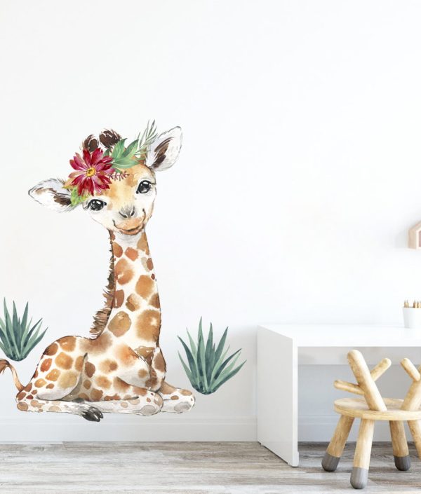 Väggklistermärke, Giraff