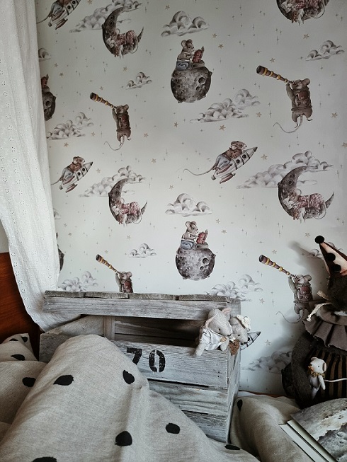 Dekorillo, tapet Little mouse light - Bild 3