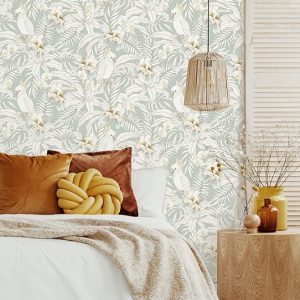 Dekorillo, tapet Exotic parrots