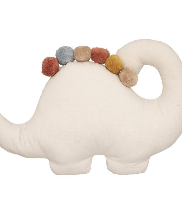Kudde med pompom, dino