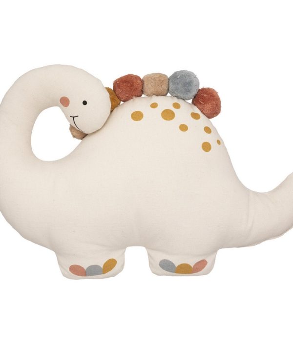 Kudde med pompom, dino