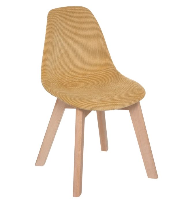 Stol till barnrummet, mustard