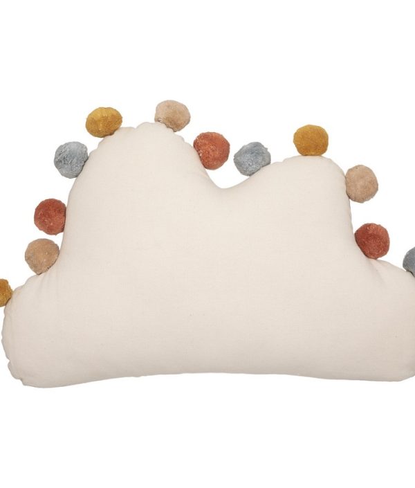 Kudde med pompom, moln