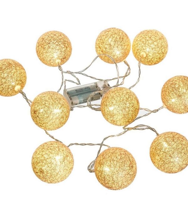 Ljusslinga pink glitter