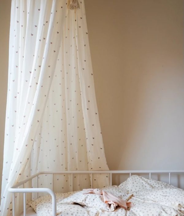 Konges Sløjd, sänghimmel i bomull, Cherry