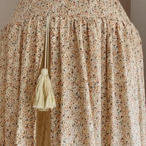 Konges Sløjd, sänghimmel i bomull, Flower field