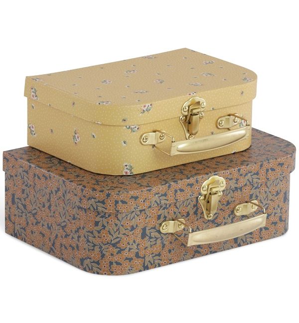 Konges Sløjd, förvaringslådor Winter leaves/flower bouquet