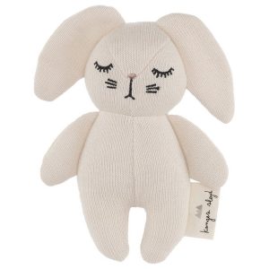 Konges Sløjd, skallra leksak, Mini rabbit off white