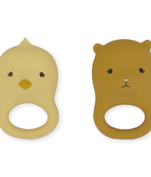 Konges Sløjd, bitleksaker Chicken Bear, 2-pack