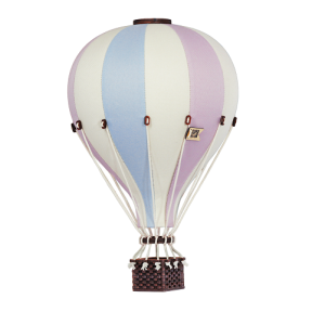 Luftballong Mint/lila/beige