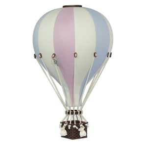 Luftballong Mint/lila/beige