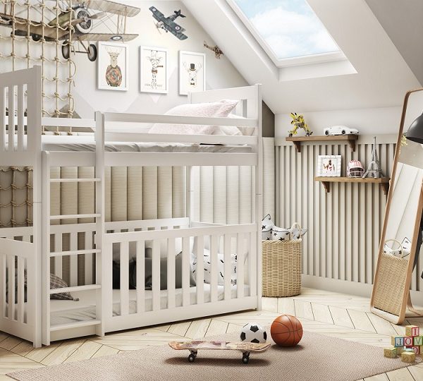 Våningssäng med stödbräda, Casper