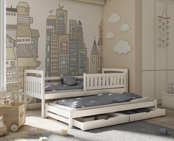 Barnsäng med extrasäng, dagbädd Gia