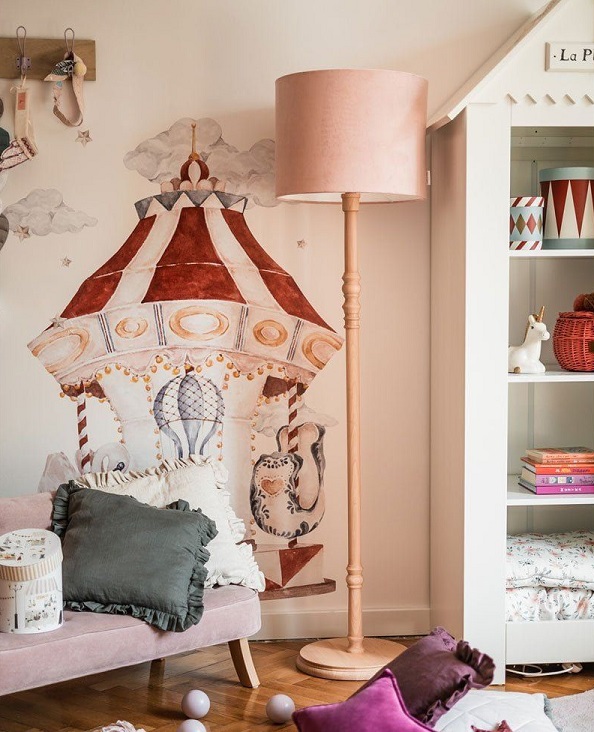 Dekornik, väggklistermärke Karusell - Bild 4