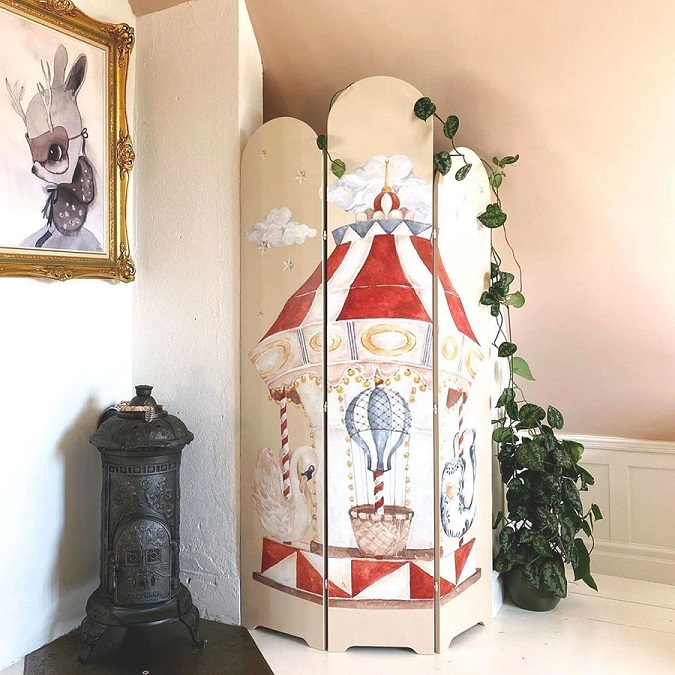 Dekornik, väggklistermärke Karusell - Bild 5