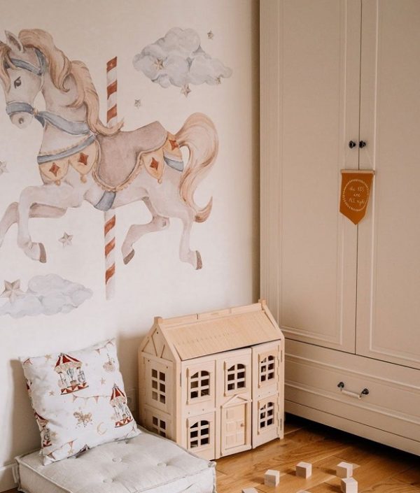 Dekornik, väggklistermärke Magisk häst