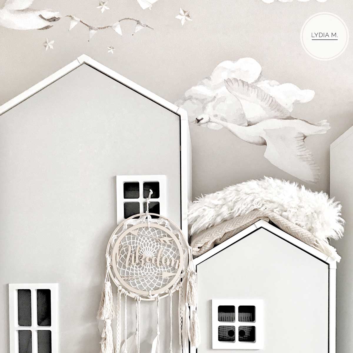 Dekornik, väggklistermärke Svanar - Bild 9